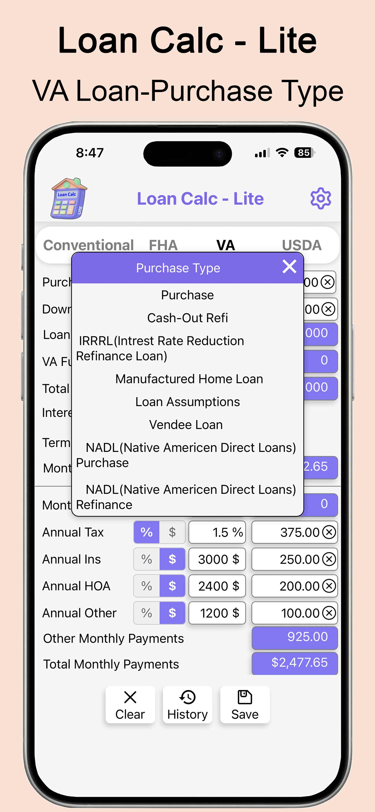 Loan Calc-Lite screenshot 9