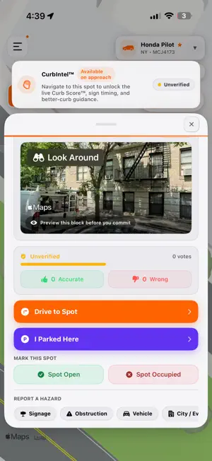 aSpot - Find Street Parking screenshot 4