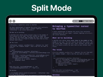 Markdown Viewer & Editor iPad screenshot