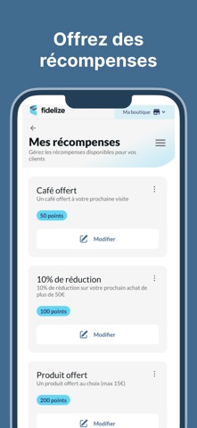 Fidelize Marchand screenshot