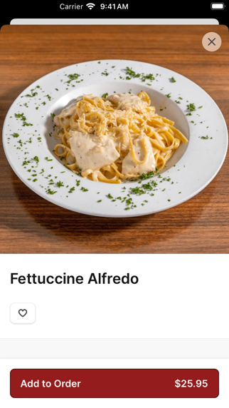 Di Leone's Italian Restaurant iPhone screenshot 4 - Food & Drink app