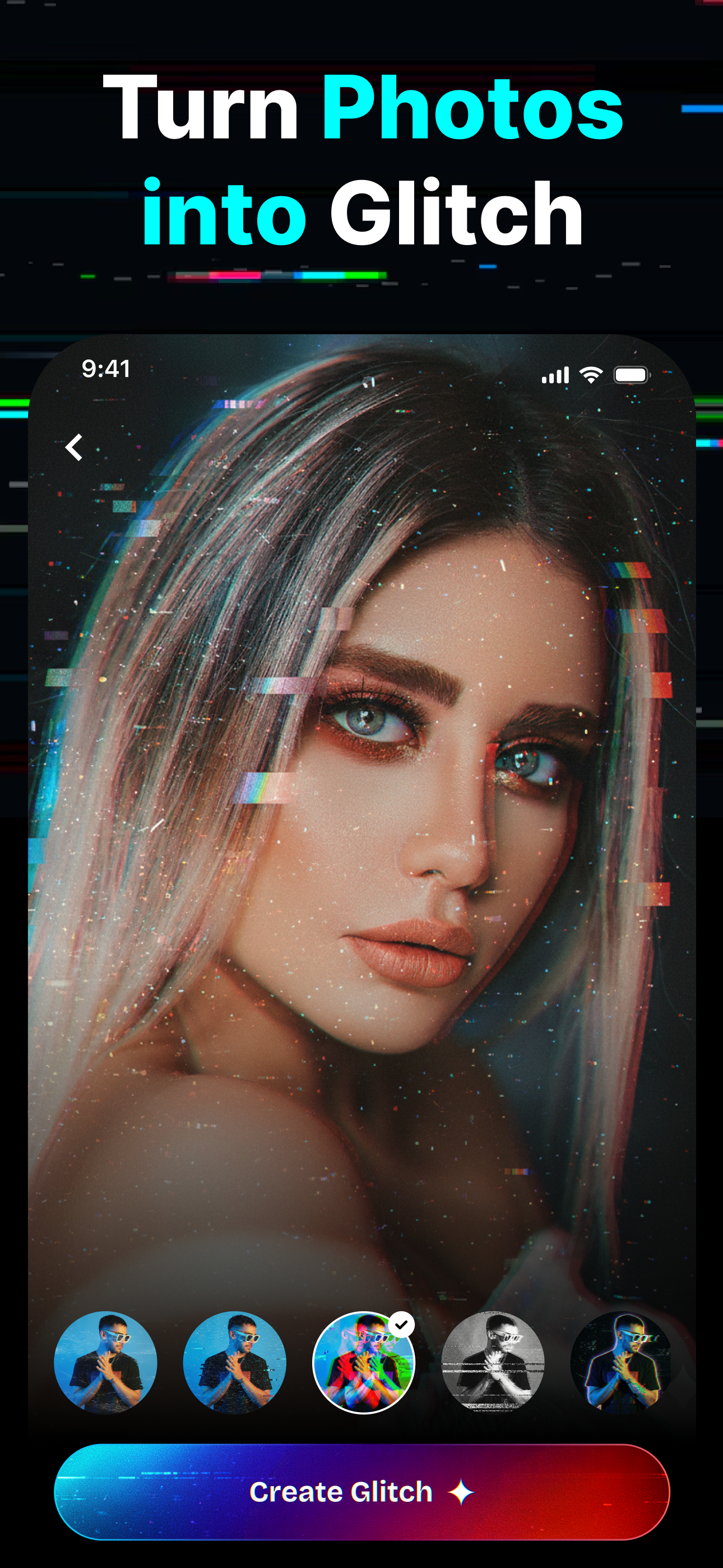 Glitch AI - AI Glitch FX Video screenshot 4