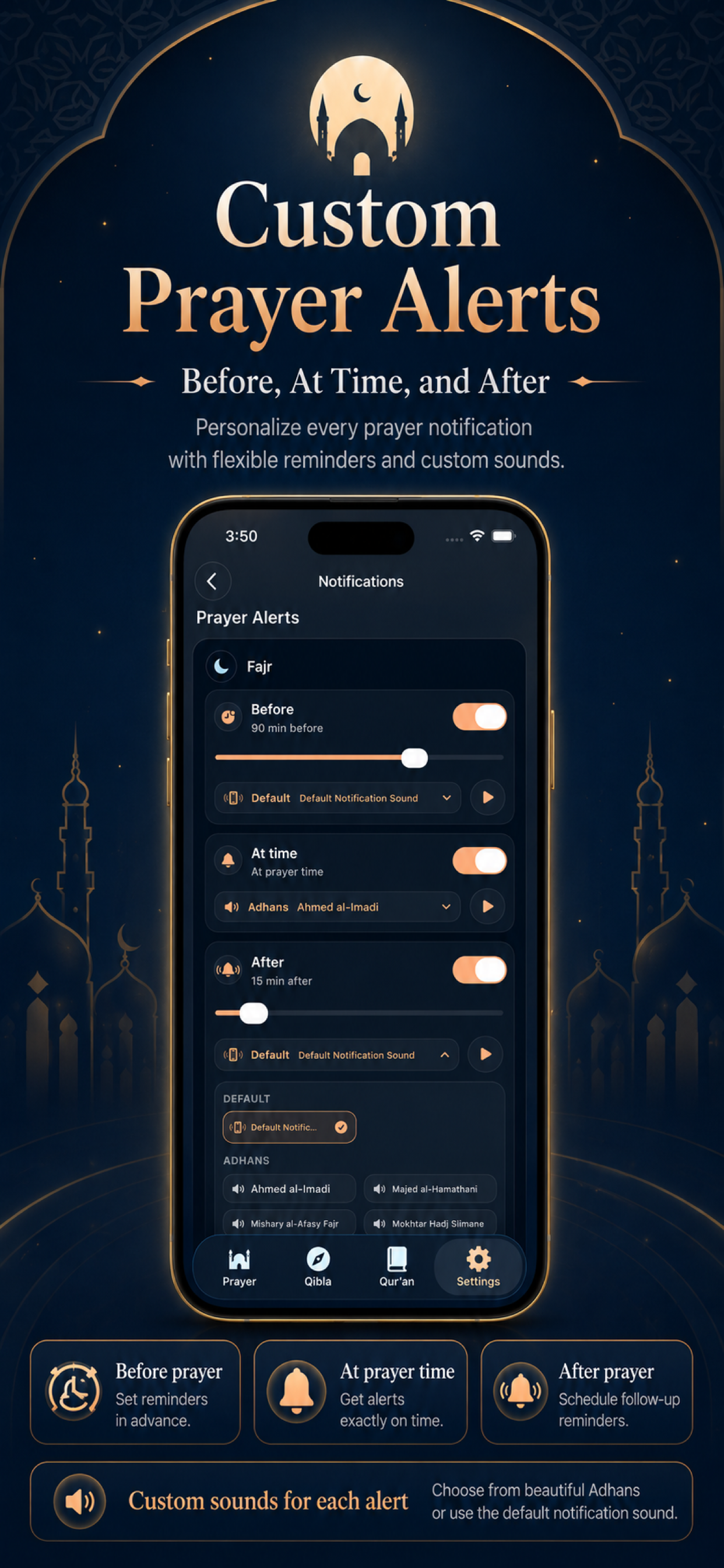 Adhan: Prayer, Qibla, Quran screenshot 4