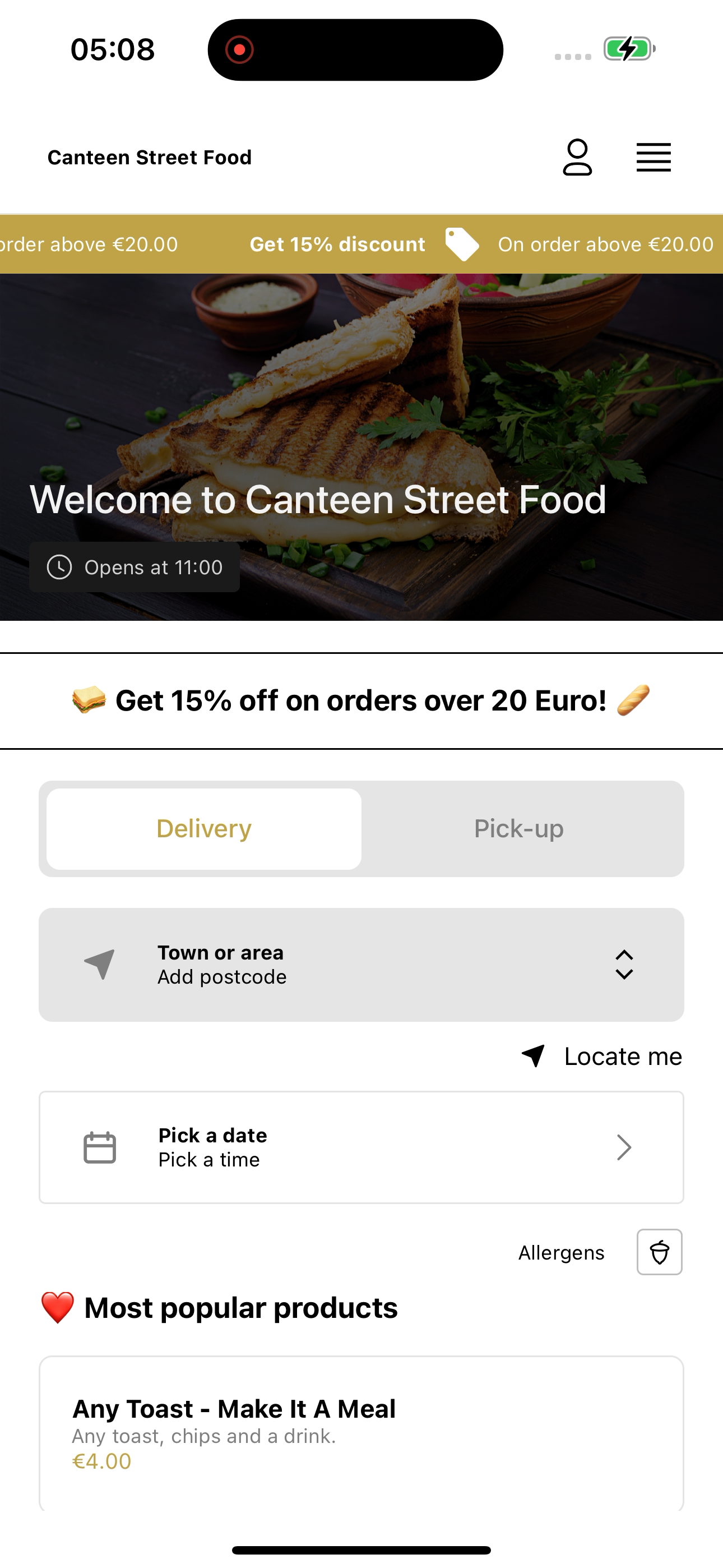 Canteen Street Food screenshot 6