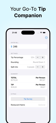 Bill Splitter screenshot