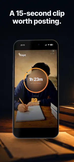Kept: Study With Me Timer screenshot 4
