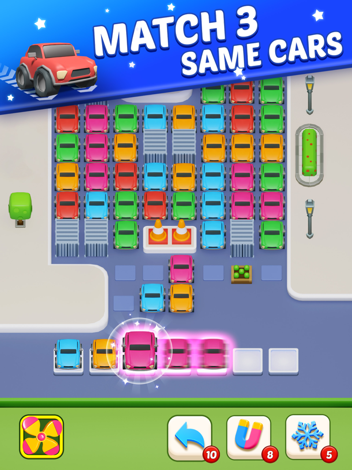 Triple Car Jam 3D Car parking