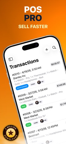 Point of Sale Pro iPhone screenshot