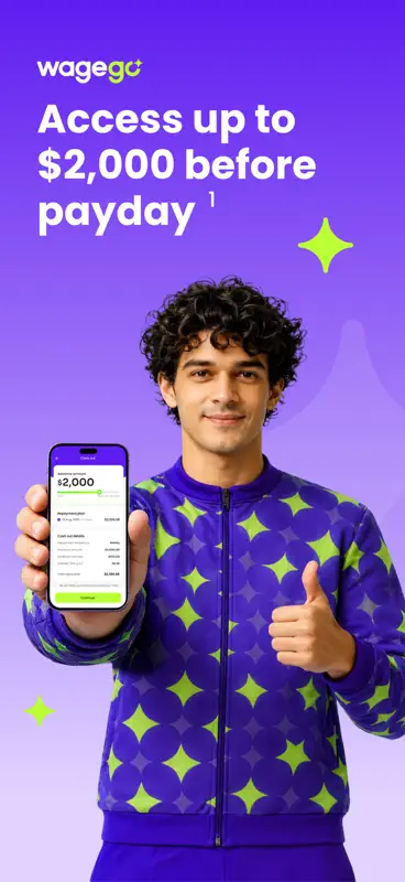 WageGo: Earned Wage Access screenshot 1 of 4