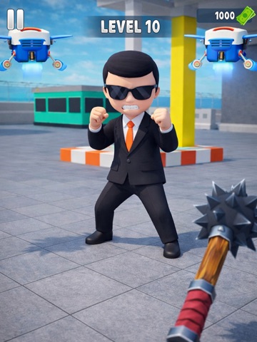 Crazy Airport Chaos: Slap Game iPad screenshot