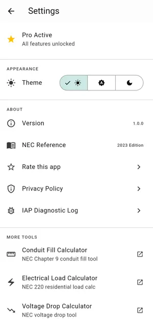 Box Fill Calc NEC screenshot 4