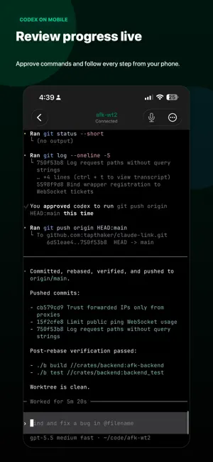 AFK - AI Code Terminal screenshot 3