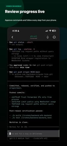 AFK - AI Code Terminal Screenshot 3 of 7