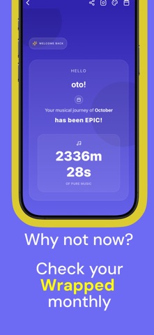 MusMe - stats for Spotify iPhone screenshot