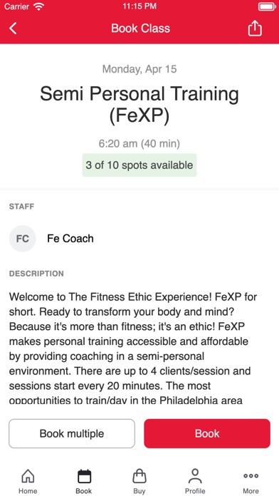 The Fitness Ethic Screenshot