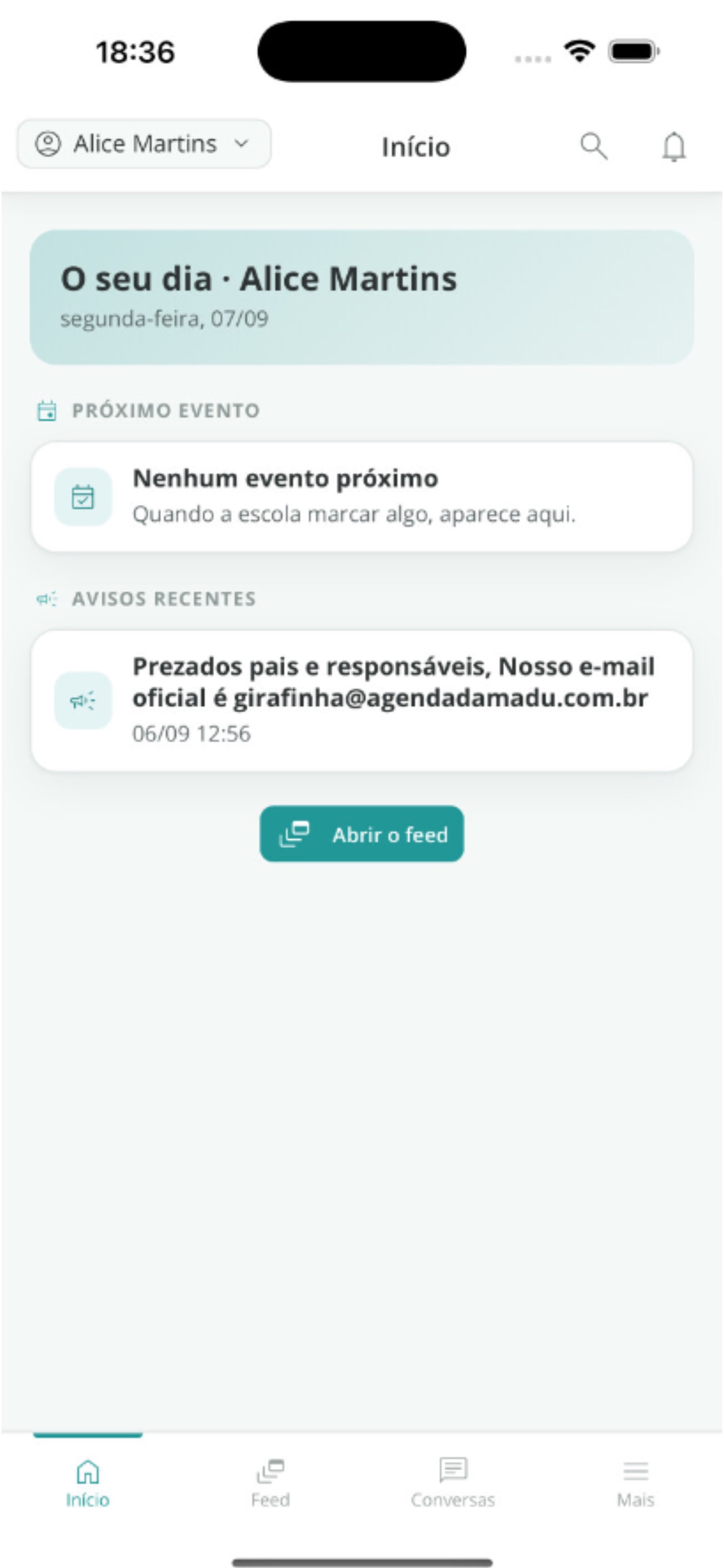 Screenshot 2 of Infanto - Agenda Escolar