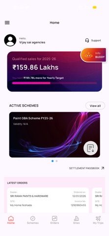 Unnati by Asian Paints app screenshot