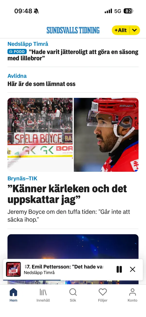Screenshot #1 pour Sundsvalls Tidning