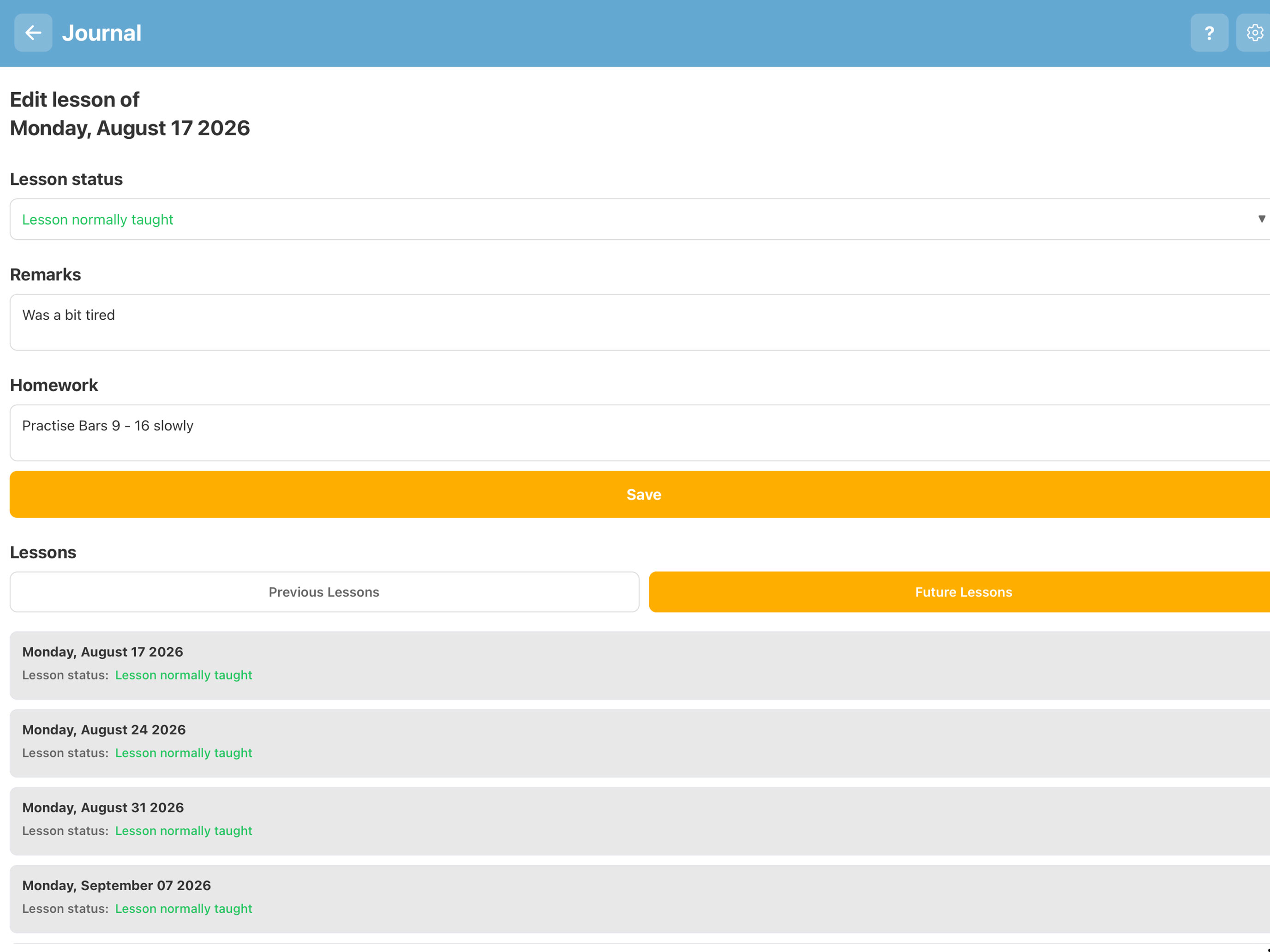 MusicScoodle Teachers screenshot 13
