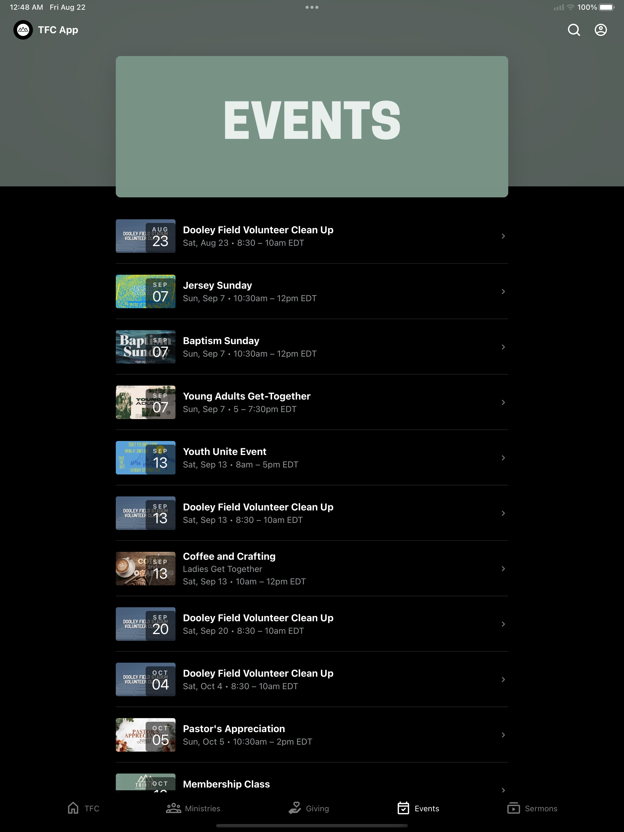 Trinity Fellowship Church App screenshot 7