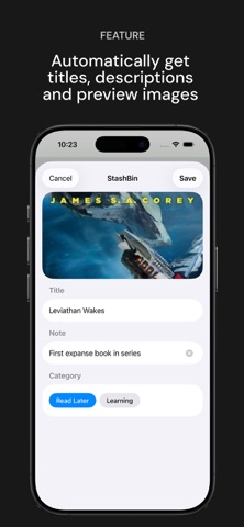 StashBin screenshot