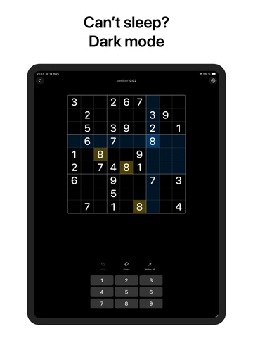 Sudoku – No Ads, Unlimited iPad screenshot
