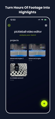 Pickleball Video Editor screenshot