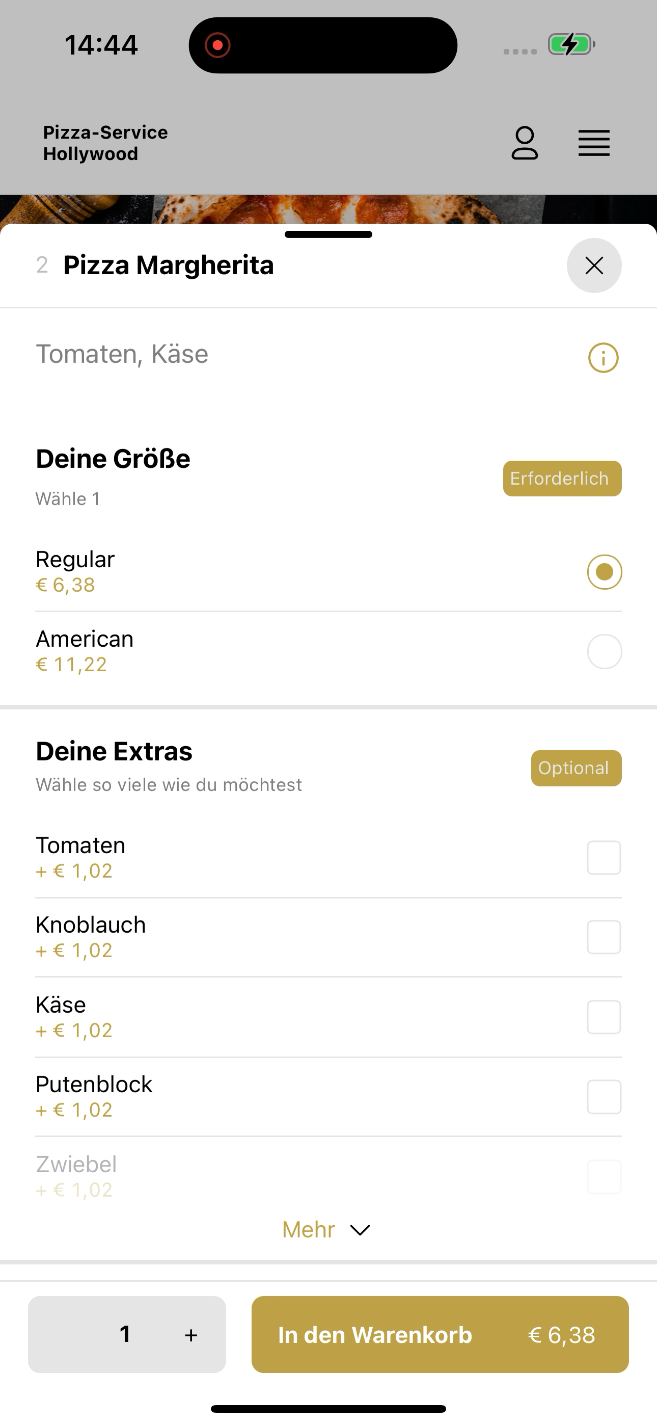 Pizza-Service Hollywood AT screenshot 4