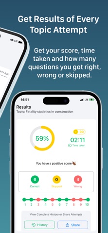 OSHA 10 Construction Exam Prep iPhone screenshot