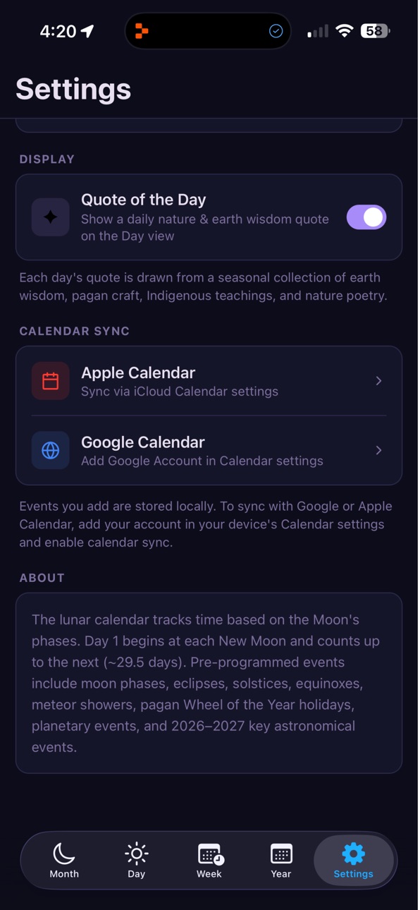 iPhone screenshot