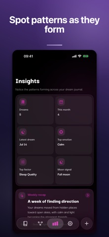 DreamOn: AI Dream Interpreter iPhone screenshot