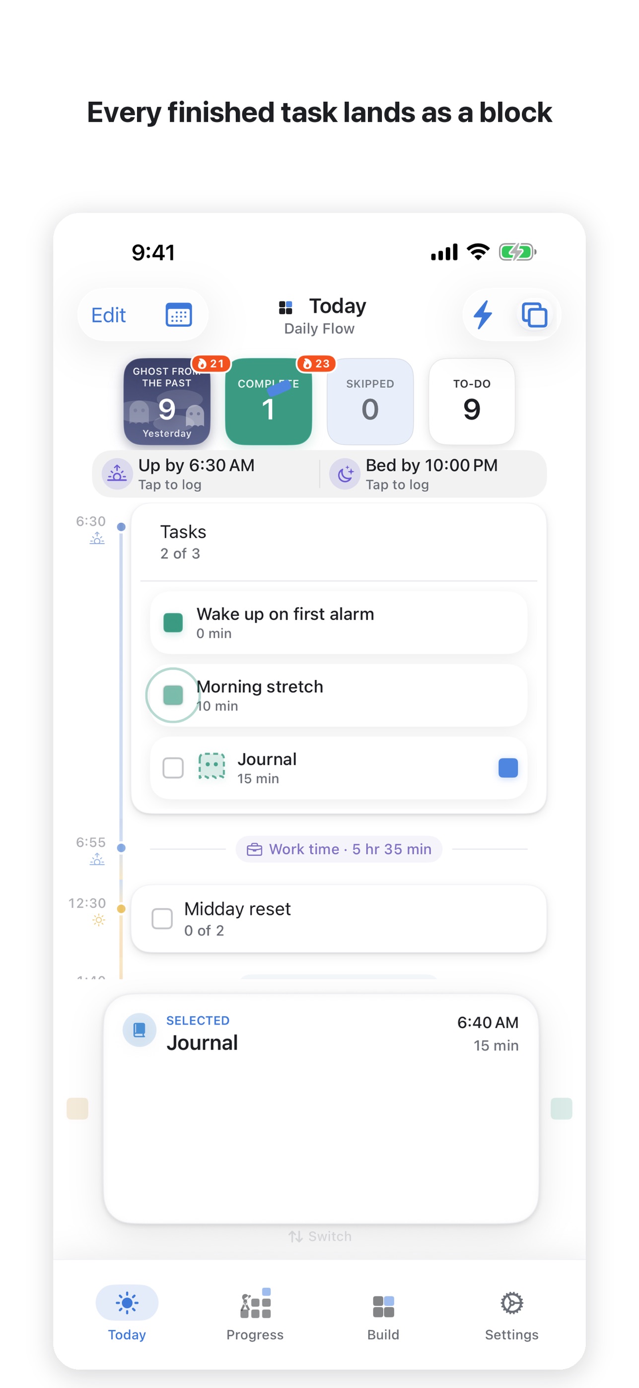 Screenshot 2 of Daily Blocks: Routine Builder