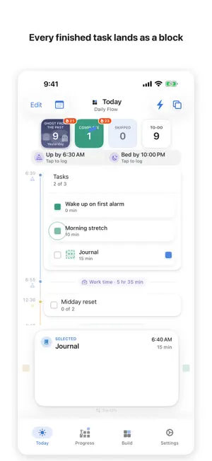 Daily Blocks: Routine Builder screenshot 2