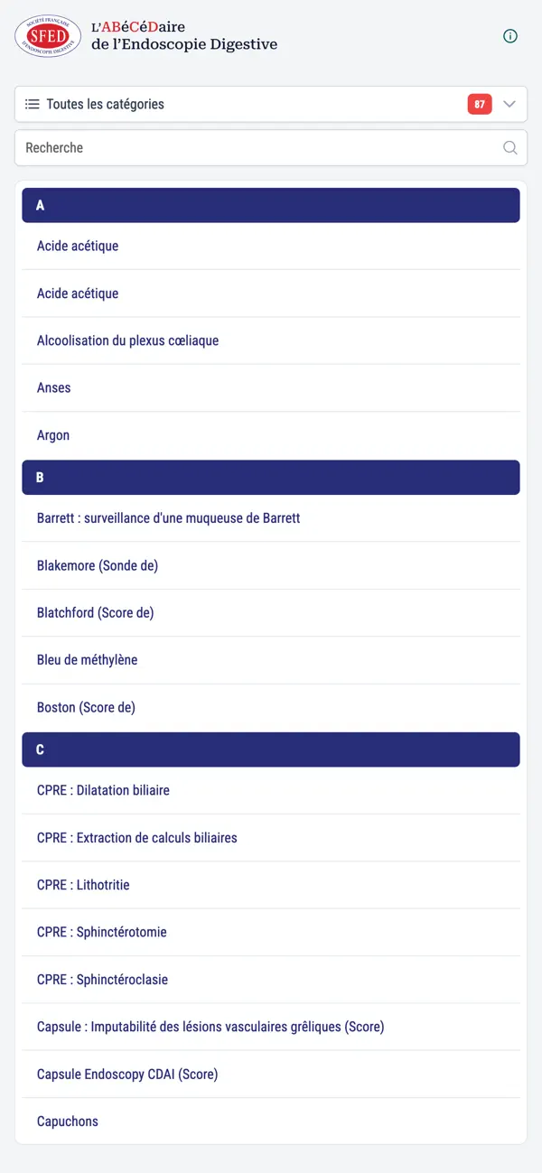 Screenshot #3 pour ABCDaire Endoscopie Digestive