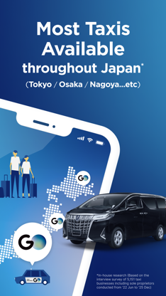GO / Taxi app for Japan screenshot 2