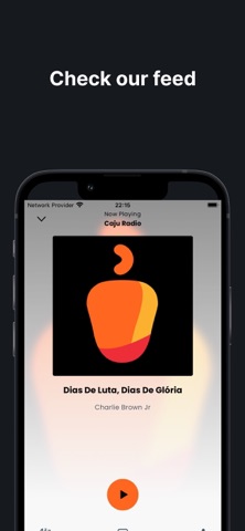 Caju Radio iPhone screenshot