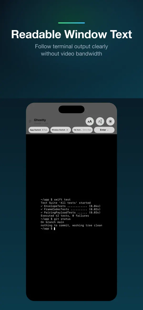 Screenshot #3 pour Shellcove · Remote Coding