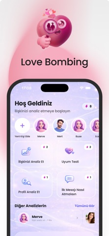 Love Bombing: İlişki Analizi iPhone screenshot