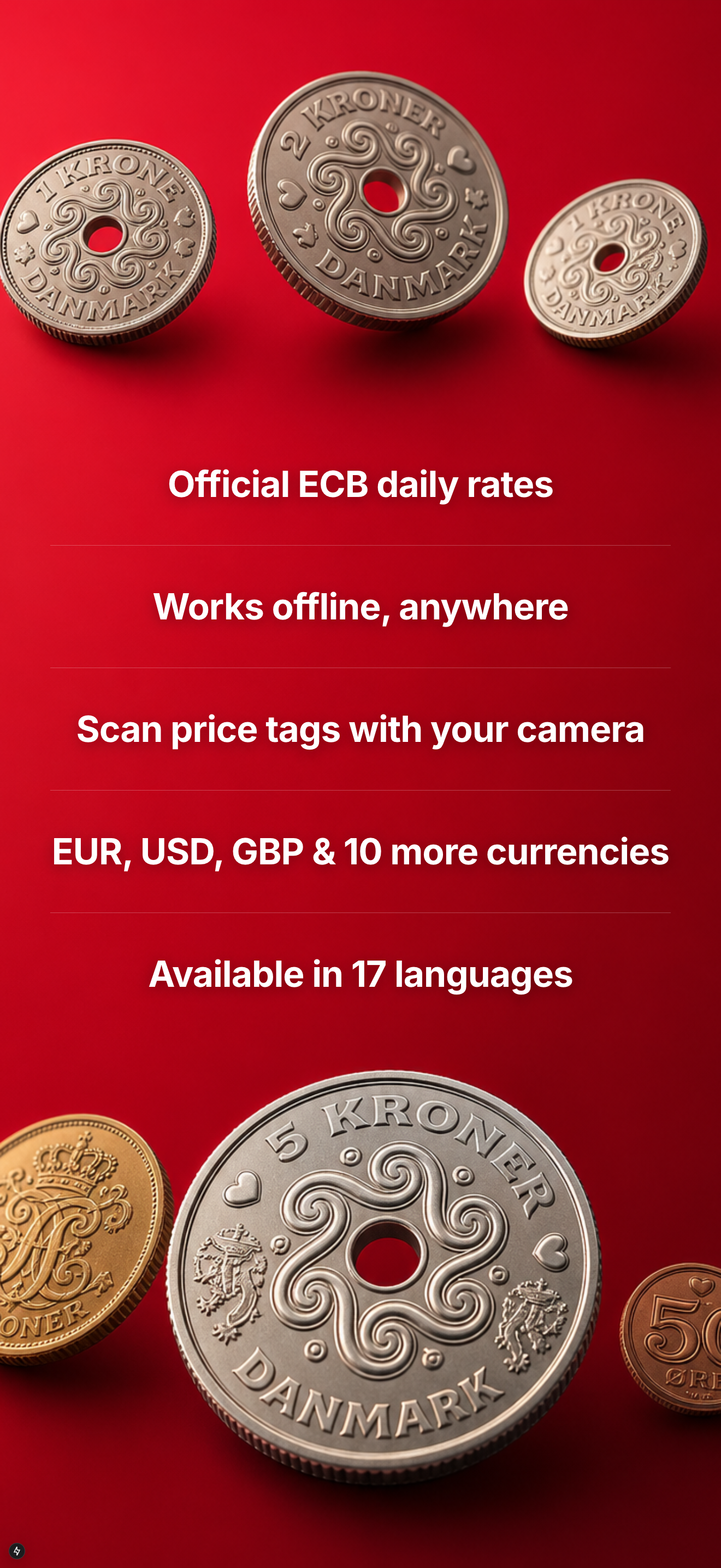 Currency Converter Danish DKK screenshot 4