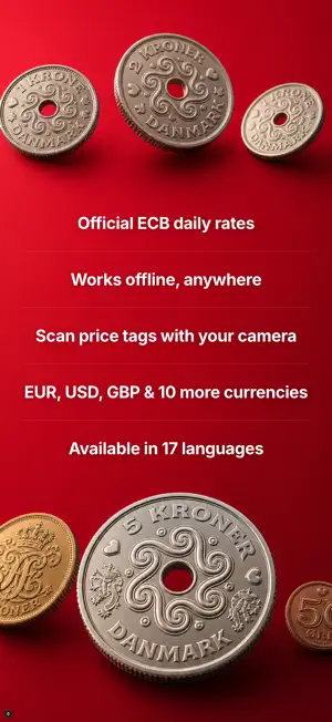 Currency Converter Danish DKK screenshot 4