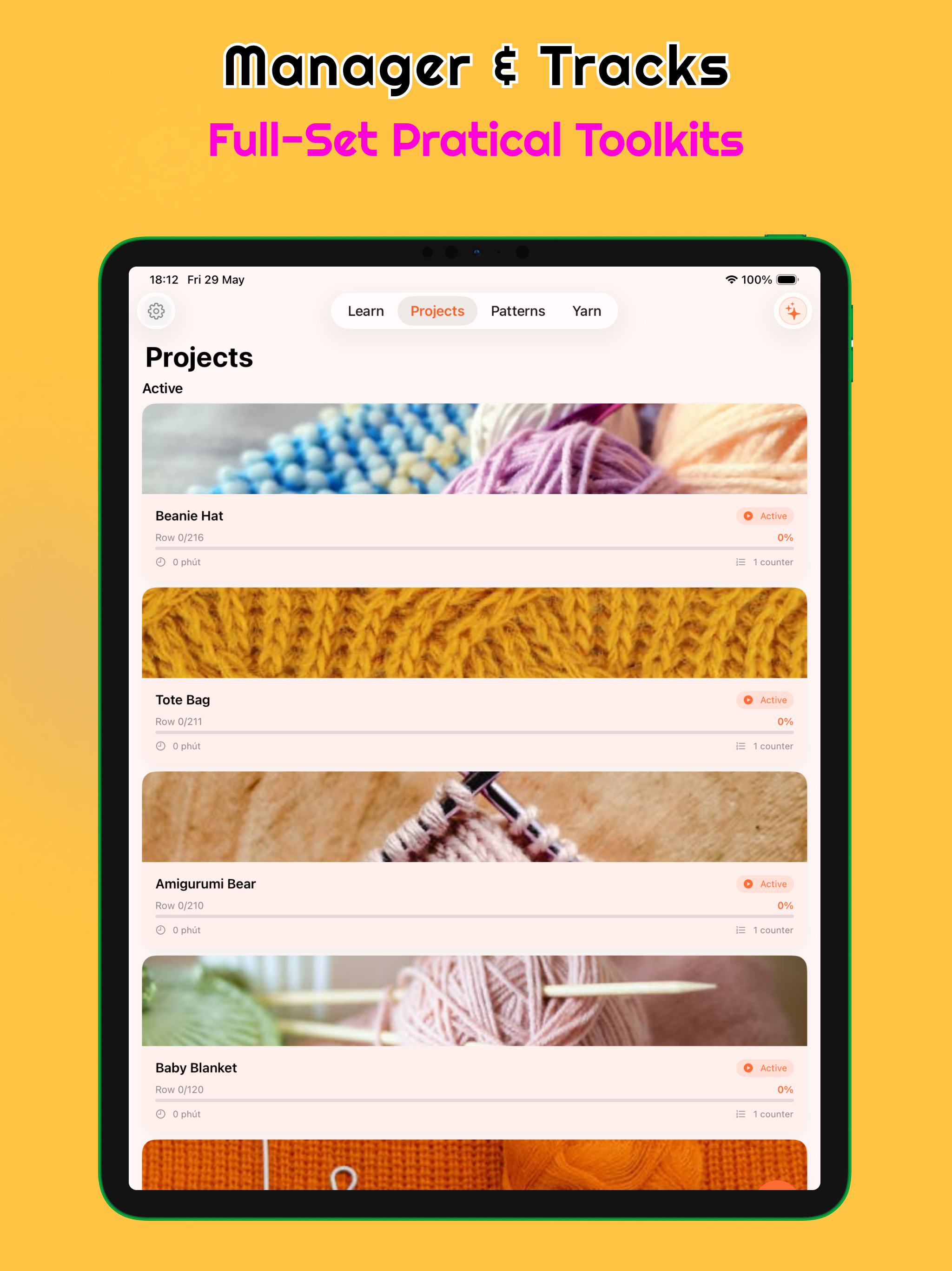 Crochet & Knitting: YarnFlow screenshot 10