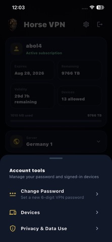HorseVPN Screenshot 3 of 4