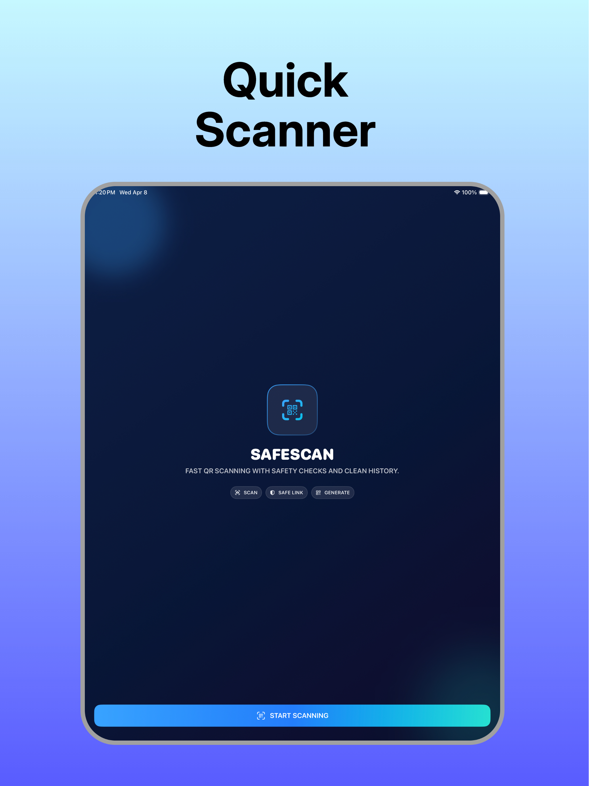 SafeSkan: QR Scanner&Gen Skan