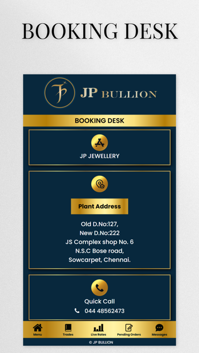 JP Bullion Screenshot