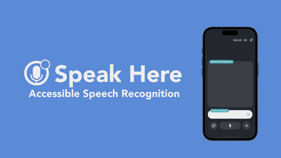 Speak Here - Speech to Text (iOS) Podle: Ryo Aoyama
