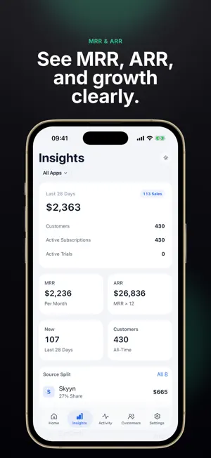 RevTrakkr: SaaS MRR Tracker screenshot 4