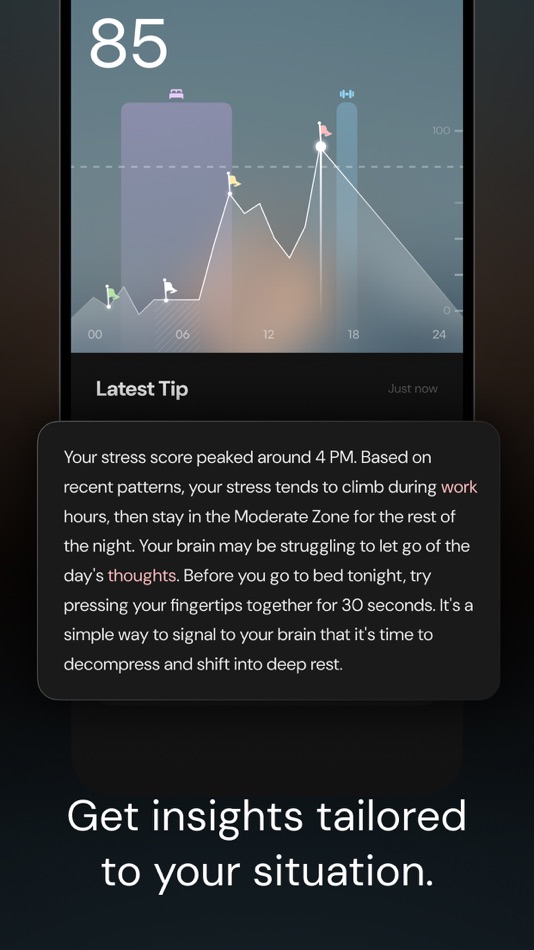 #4. Panora: Stress Watch, Heart (iOS) 由: BlueSignum Corp.