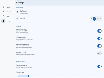 LexiRef - Offline Dictionary iPad screenshot