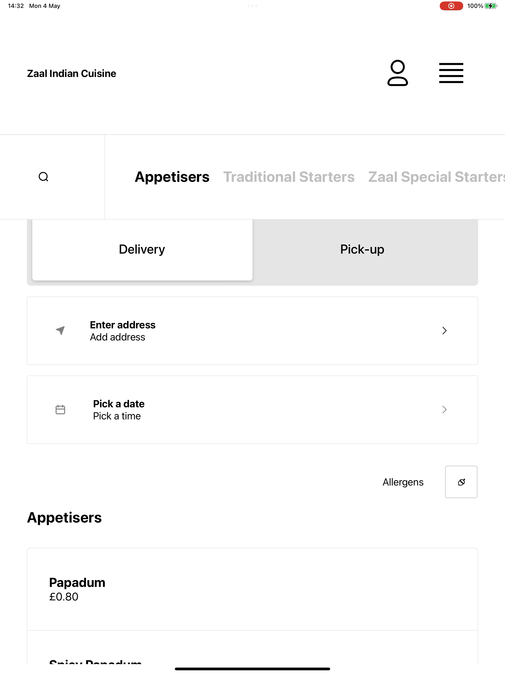 Zaal Indian Cuisine screenshot 7