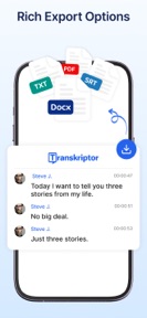 Transkriptor - Speech to Text screenshot